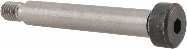 Shoulder Screw: 10 mm Shoulder Dia, 60 mm Shoulder Length, M8x1.25, 13.25 mm Thread Length, 12.9 Alloy Steel, Hex Socket