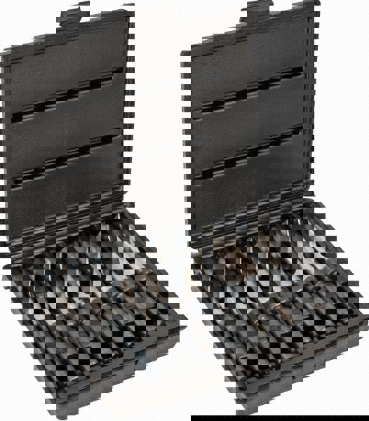 Drill Bit Set: Reduced Shank Drill Bits, 8 Pc, 1.0000