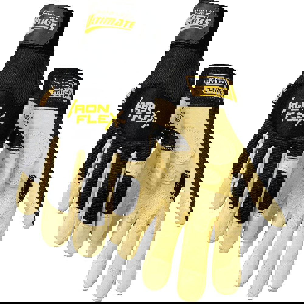 General Purpose Work Gloves: X-Large, Goatskin