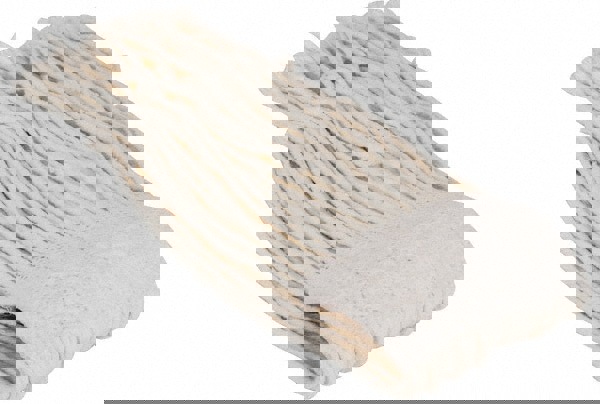 Wet Mop Cut: Clamp Jaw, Large, White Mop, Rayon