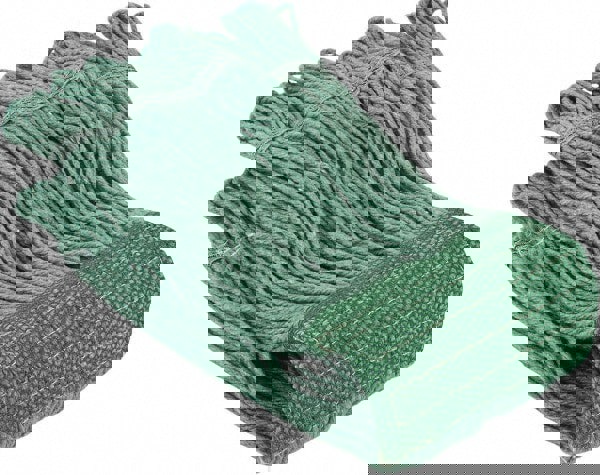 Wet Mop Loop: Clamp Jaw, Small, Green Mop, Blended Fiber