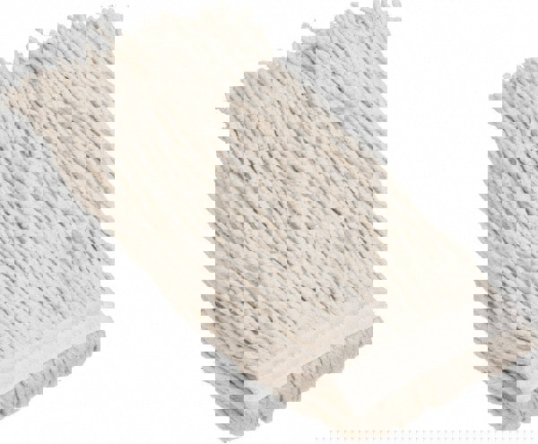 Wet Mop Cut: Clamp Jaw, Large, White Mop, Cotton