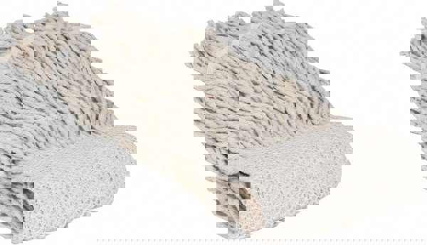 Wet Mop Cut: Clamp Jaw, Medium, White Mop, Cotton