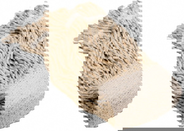 Wet Mop Loop: Clamp Jaw, Small, White Mop, Cotton