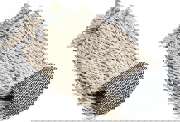 Wet Mop Loop: Clamp Jaw, X-Large, White Mop, Cotton