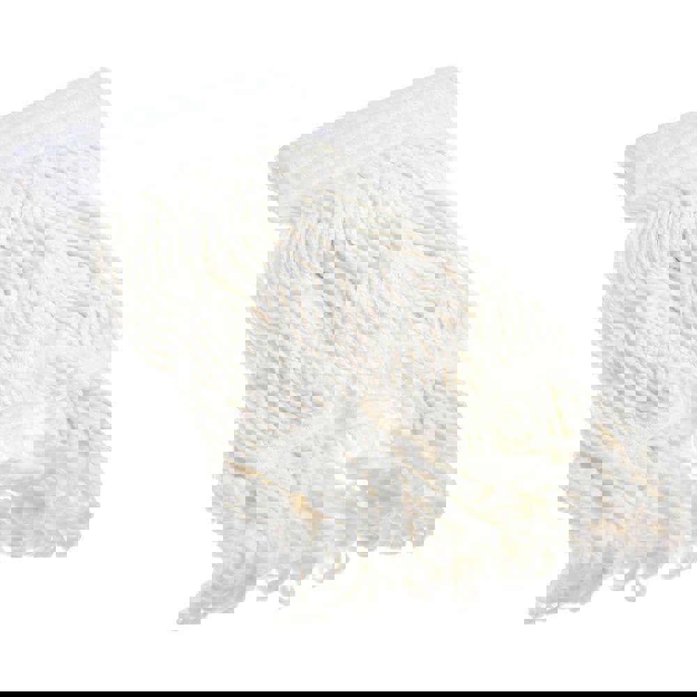 Wet Mop Loop: Clamp Jaw, Small, White Mop, Rayon