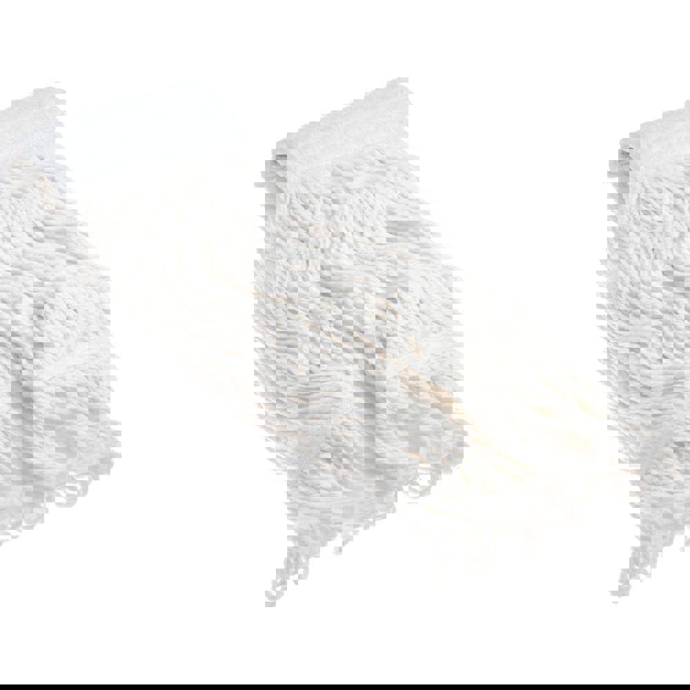 Wet Mop Loop: Clamp Jaw, X-Large, White Mop, Rayon