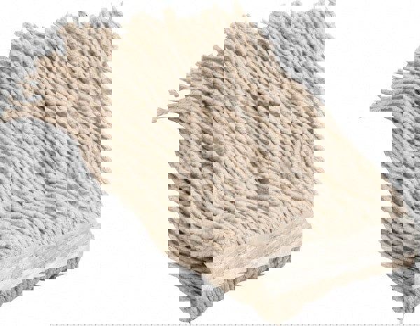 Wet Mop Cut: Clamp Jaw, Medium, White Mop, Cotton