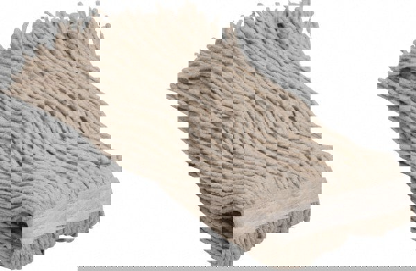 Wet Mop Cut: Clamp Jaw, X-Large, White Mop, Cotton