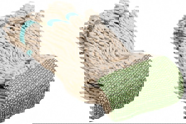 Wet Mop Loop: Clamp Jaw, Large, White Mop, Cotton