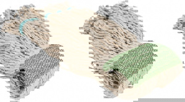 Wet Mop Loop: Clamp Jaw, X-Large, White Mop, Cotton