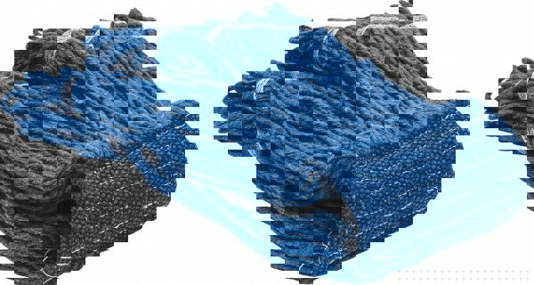 Wet Mop Loop: Clamp Jaw, X-Large, Blue Mop, Rayon