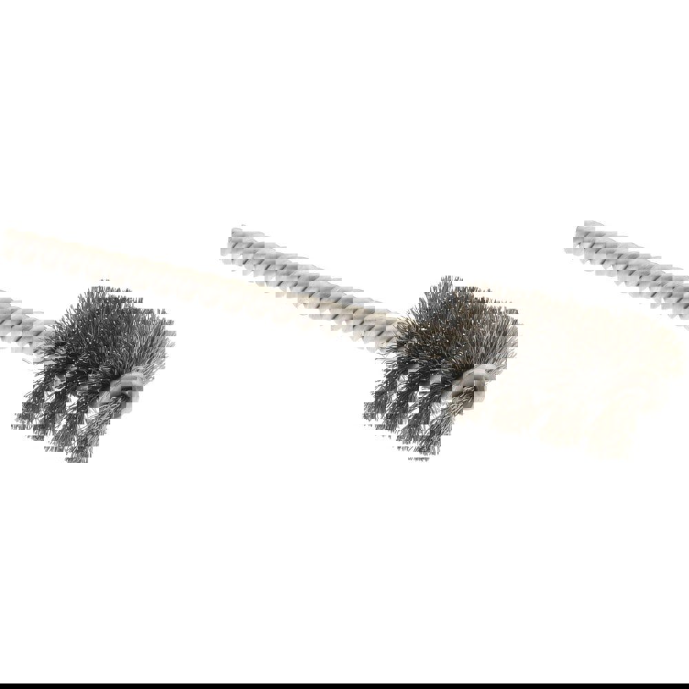 Power Tube Brush: Helical, Stainless Steel