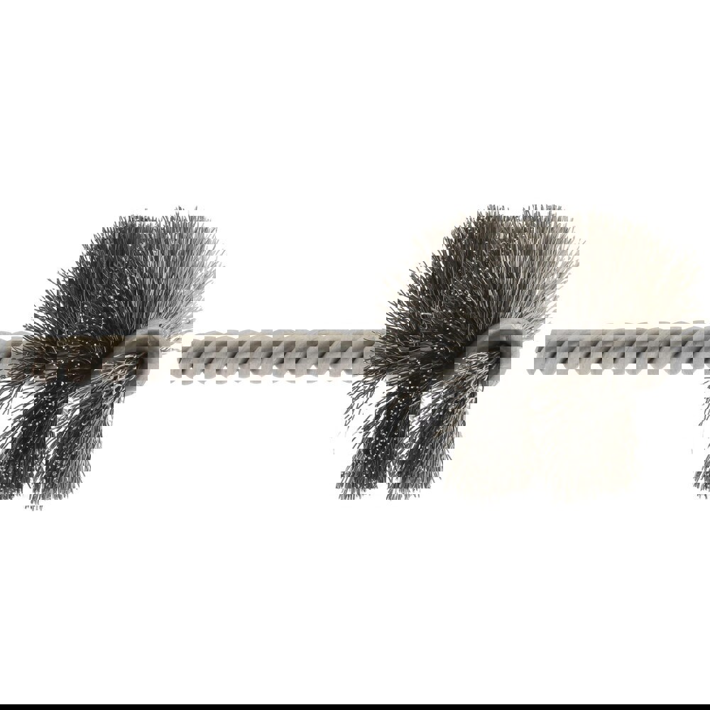 Power Tube Brush: Helical, Stainless Steel