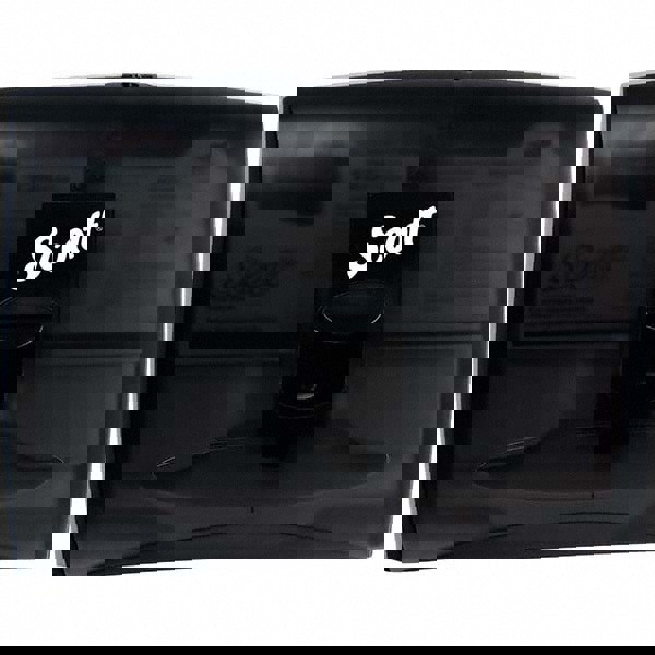 125 Capacity Smoke Gray Plastic Toilet Seat Cover Dispenser