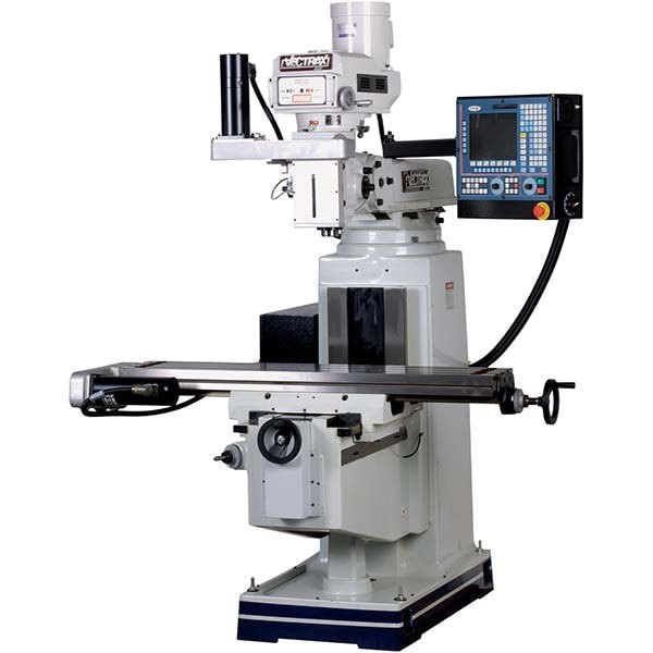 Knee Milling Machine: 5 hp, Variable Speed Pulley Control, 3 Phase