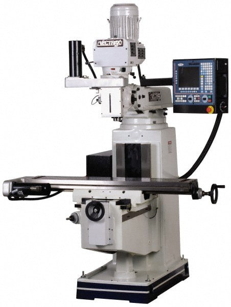 Knee Milling Machine: Electronic Variable Speed Control, 3 Phase