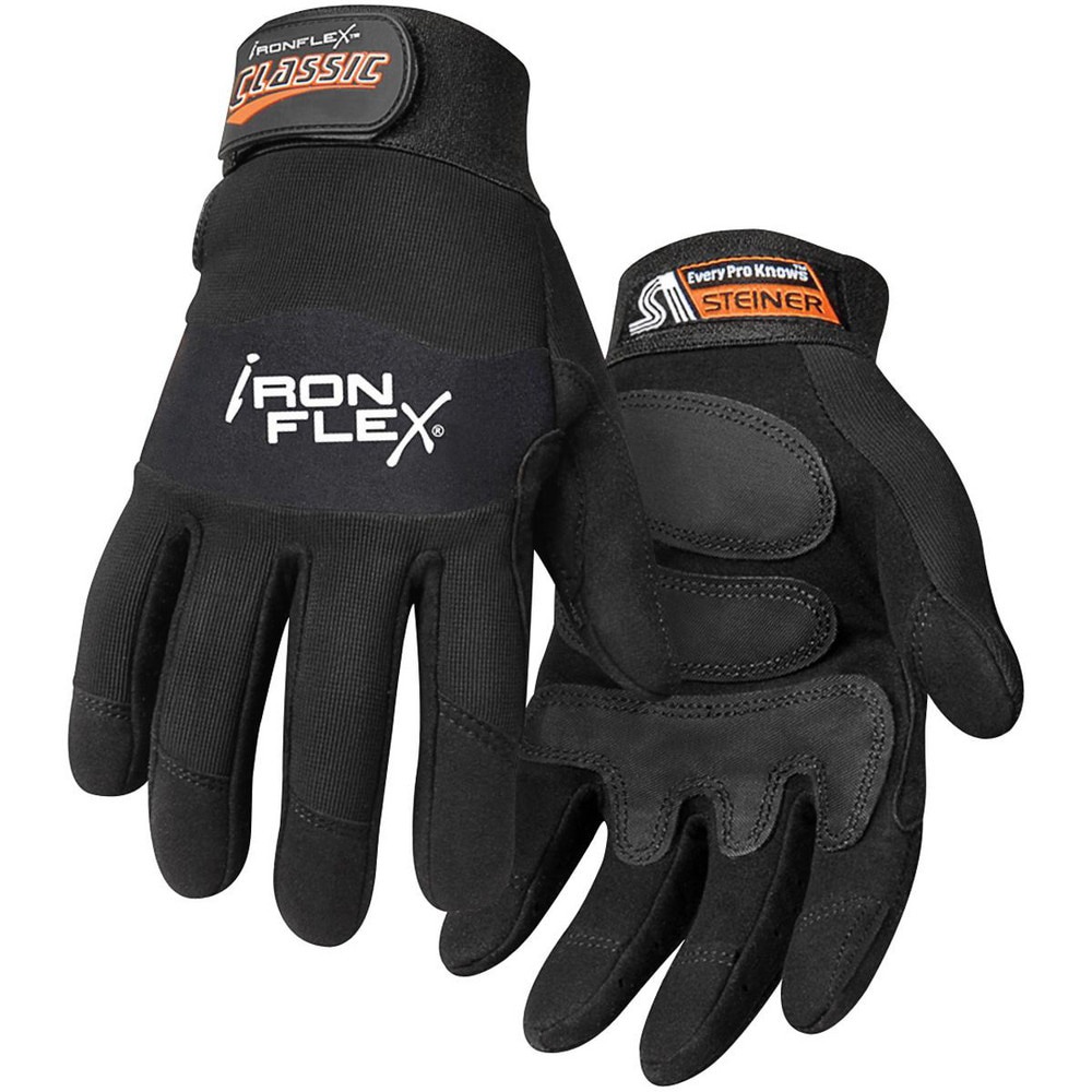 General Purpose Work Gloves: Medium, Polyvinylchloride Coated, Synthetic