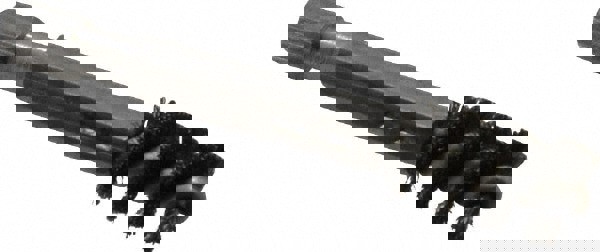 1/4 Inch Inside Diameter, 3/8 Inch Actual Brush Diameter, Carbon Steel, Power Fitting and Cleaning Brush