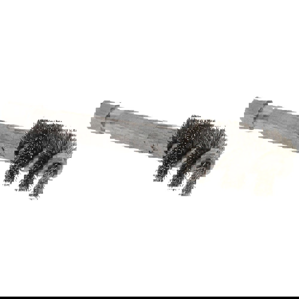 3/8 Inch Inside Diameter, 1/2 Inch Actual Brush Diameter, Stainless Steel, Power Fitting and Cleaning Brush