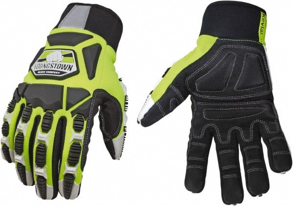Cut, Puncture & Abrasive-Resistant Gloves: Size Large, ANSI Cut A5, ANSI Puncture 4, Kevlar