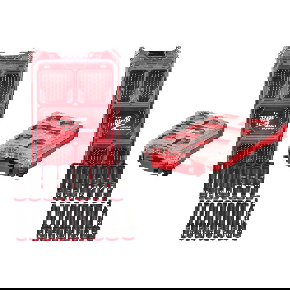Socket Sets; Set Type: Impact ; Drive Size: 1/2 ; Minimum Size (mm): 10.00 ; Maximum Size (mm): 24.00 ; Container Type: Carrying Case ; Number Of Pieces: 17