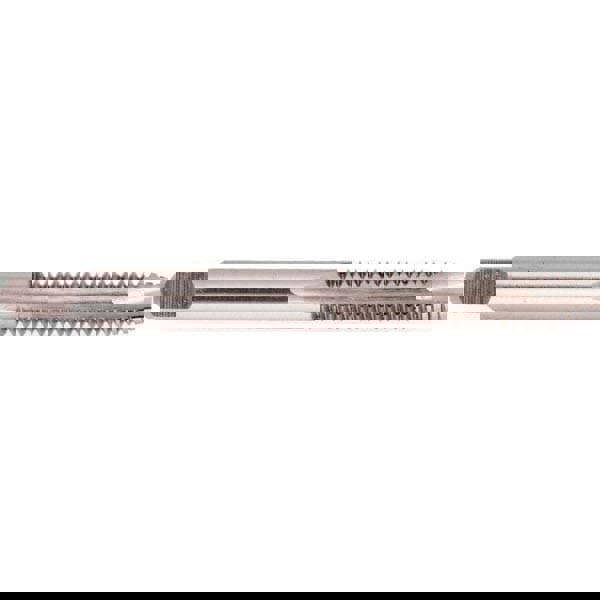 Spiral Point Tap: 3/8-24 UNF, 3 Flutes, Bottoming Chamfer, 3B Class of Fit, HSS, Bright/Uncoated Coated