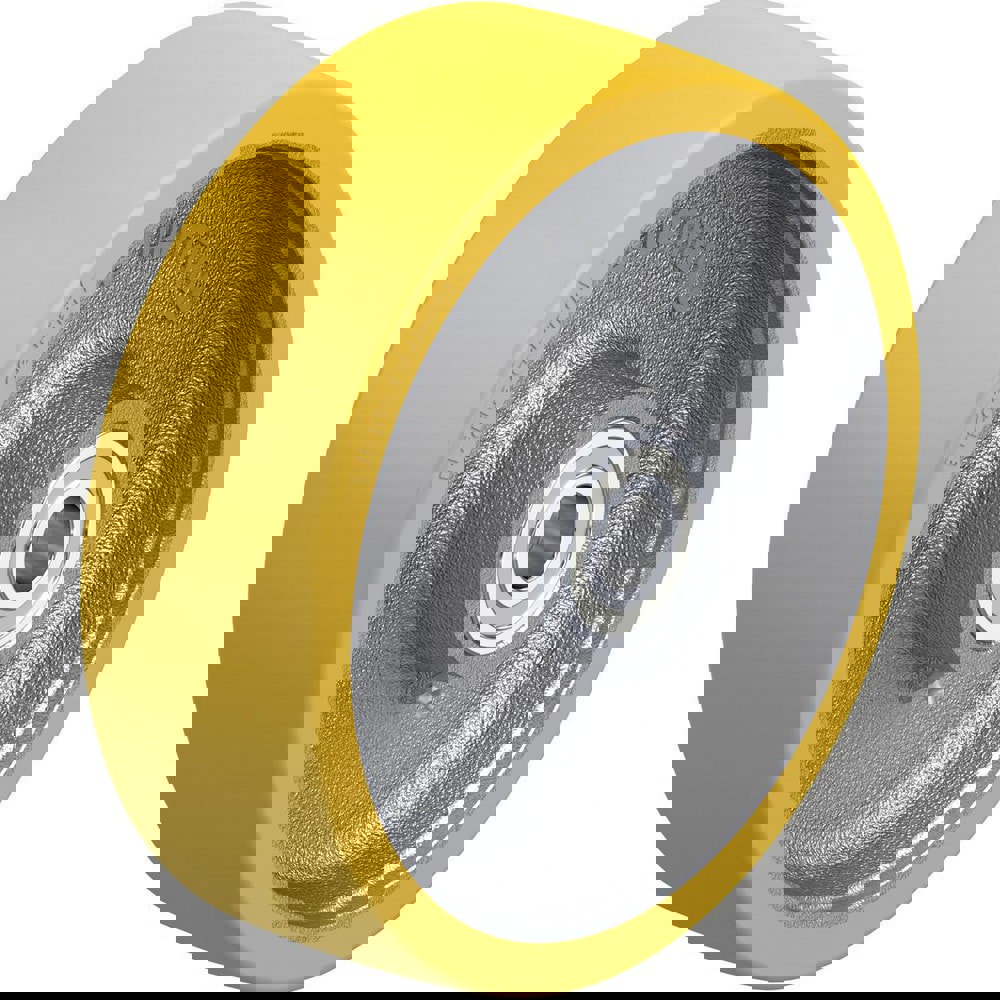 Caster Wheels; Wheel Type: Rigid; Swivel ; Wheel Diameter (Inch): 10 ; Bearing Type: Ball ; Wheel Width (Inch): 3-1/8 ; Wheel Core Material: Cast Iron ; Wheel Material: Polyurethane