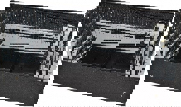 Drill Bit Set: Jobber Length Drill Bits, 115 Pc, 0.04