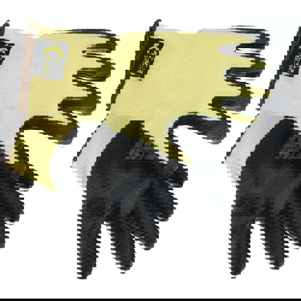 Cut-Resistant Gloves: PRO-SAFE G-Tek KEV, Size Small, ANSI Cut A2, ANSI Puncture 1, Nitrile, Kevlar