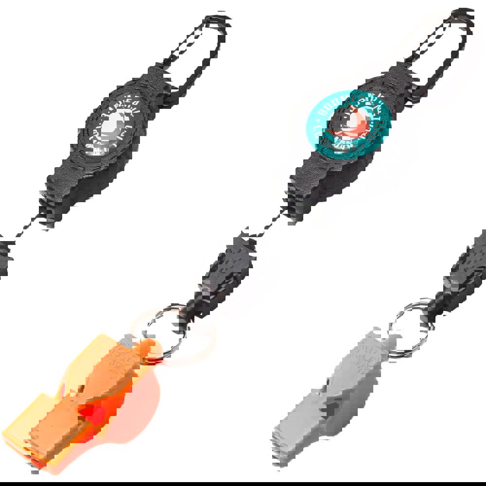 Retractable Key Rings & Gear Tethers; Type: Retractable Gear Tether ; Style: Carabiner ; Interchangeable: Yes ; Extended Length (Inch): 24 ; Color: Black; Hi-Vis Orange ; Material: Polycarbonate (Housing); Aramid Fiber