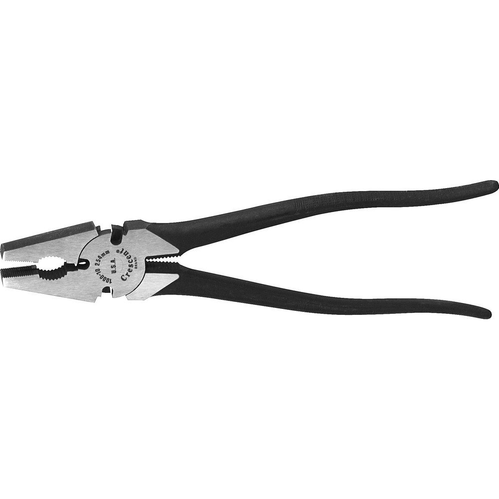 Cutting Pliers; Insulated: No ; Jaw Length (Decimal Inch): 1.5000 ; Overall Length (Decimal Inch): 10.2500 ; Jaw Width (Decimal Inch): 1.56 ; Head Style: Flat Nose ; Cutting Style: Standard