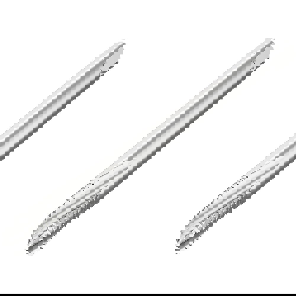 Spiral Flute Tap: #10-32 UNF, 3 Flutes, Modified Bottoming, 3B Class of Fit, HSS-E-PM, Bright/Uncoated