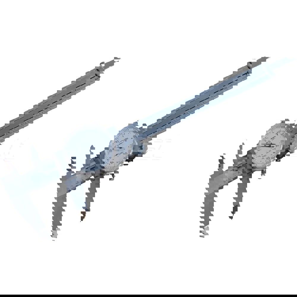 Dial Caliper: 6'' Range, 0.001'' Graduation, 0.1'' per Revolution