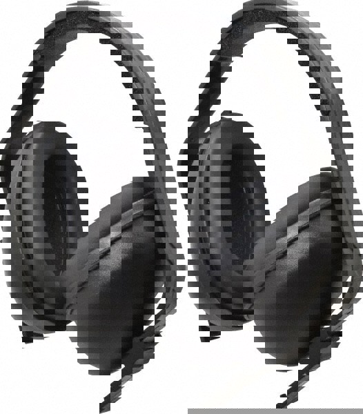 Earmuffs: 26 dB NRR Behind the Neck, 26 dB NRR Under the Chin, Polyvinylchloride Cushion