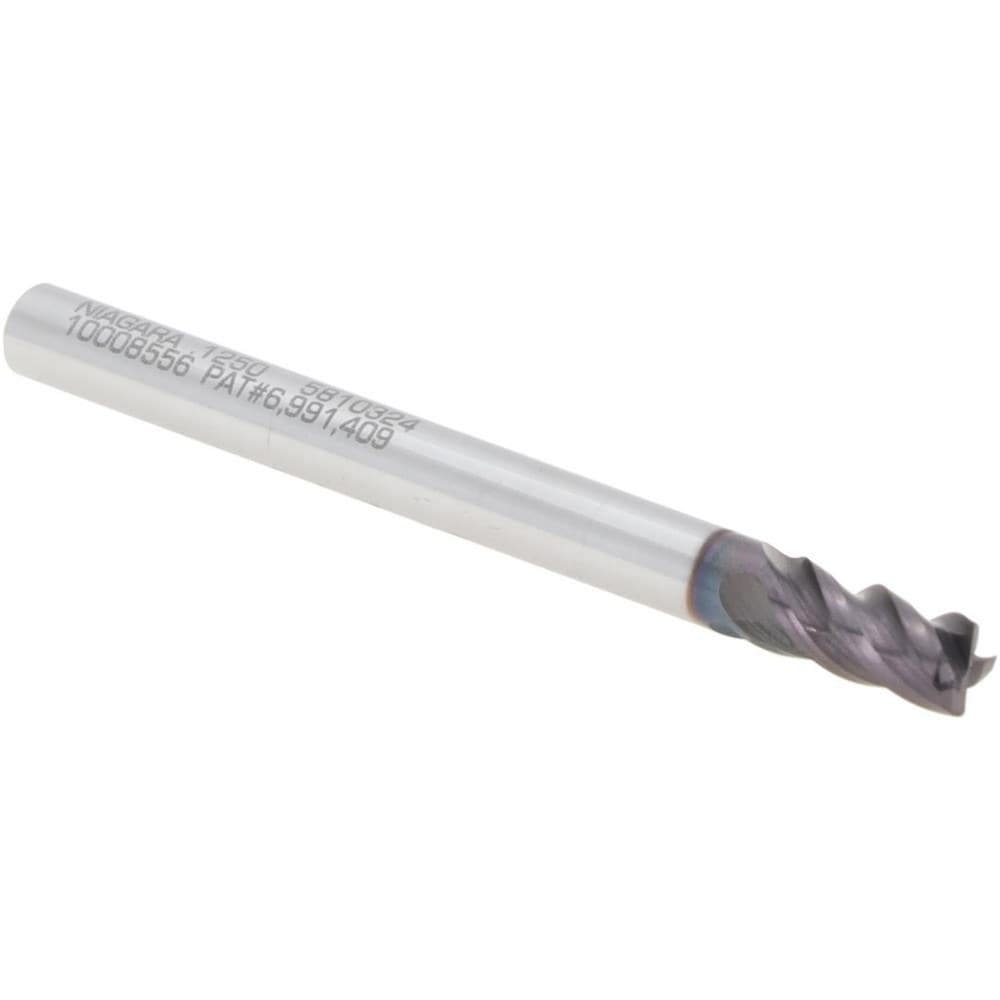 Corner Radius End Mill: 1/8