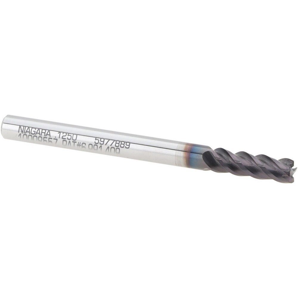 Corner Radius End Mill: 1/8