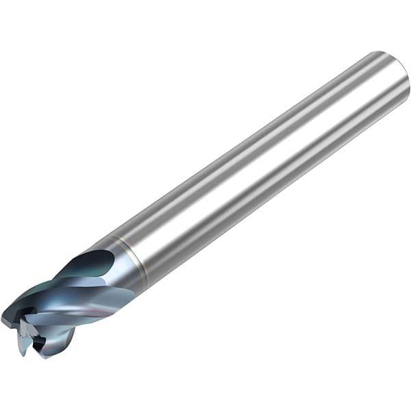 Corner Radius End Mill: 1/4