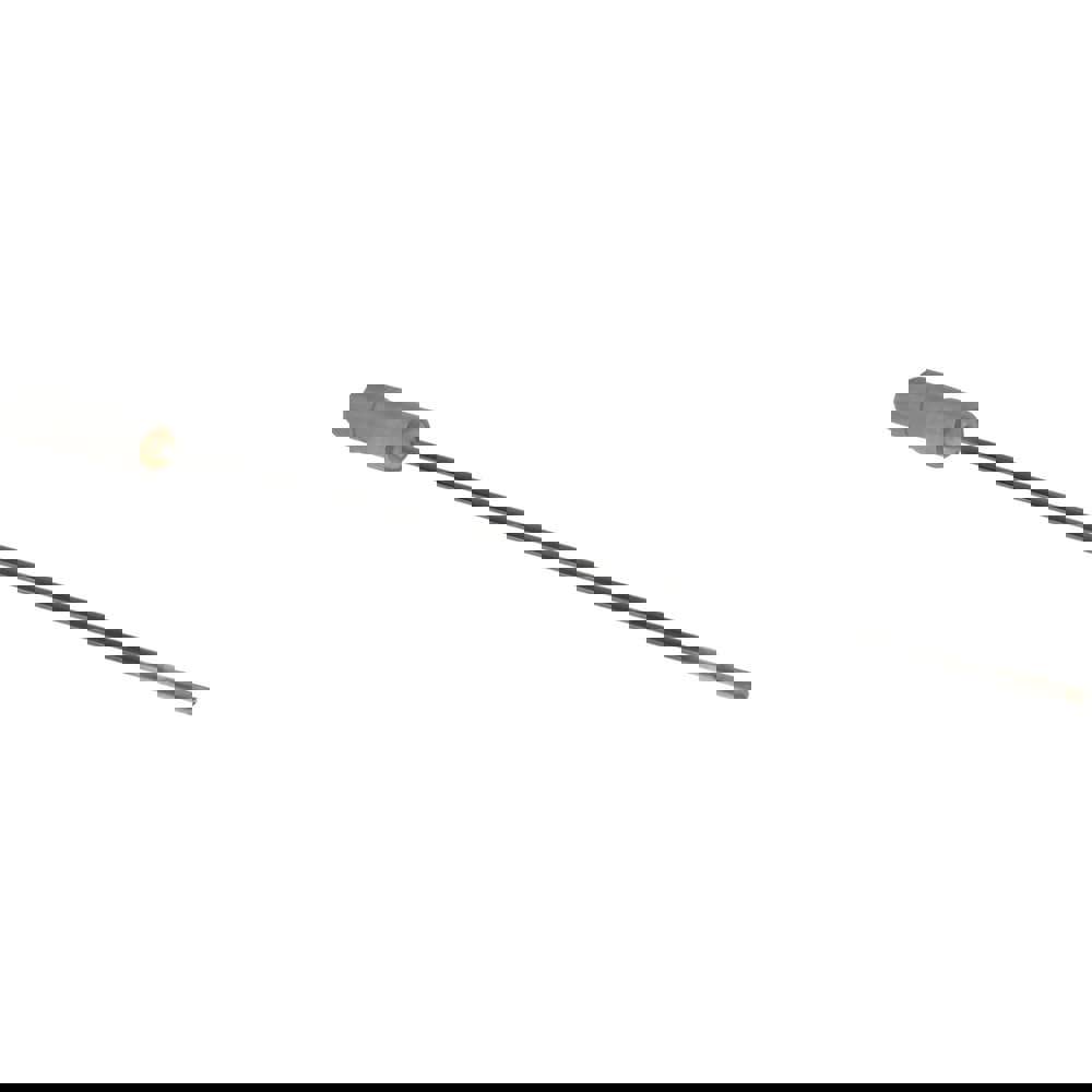 Straight Single-Flute Drill Bit: #14, 115 &deg; Point, Carbide