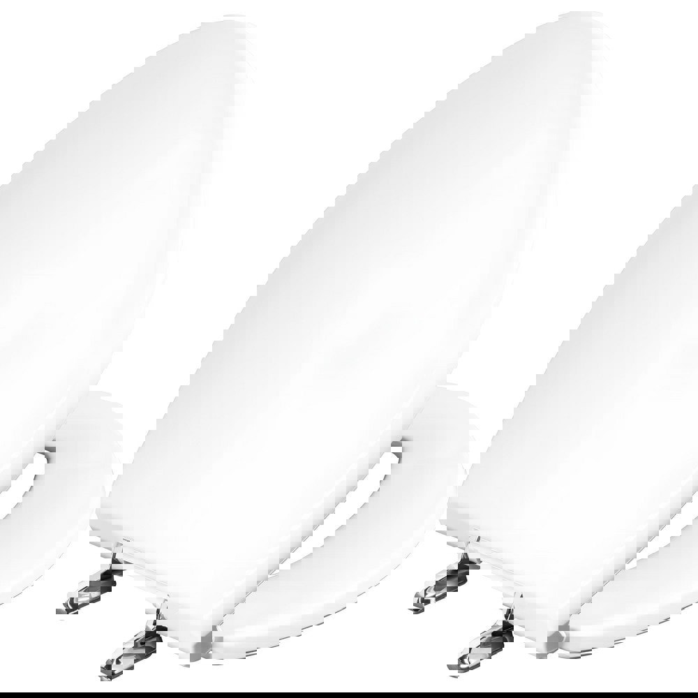 Toilet Seats; Type: Standard; Closed ; Style: Round;Elongated ; Material: Plastic ; Color: White ; Outside Width: 16.500in (Inch); Inside Width: 7.8750in (Inch)