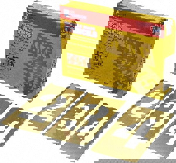 15 Piece, 3 Inch Character Size, Brass Stencil