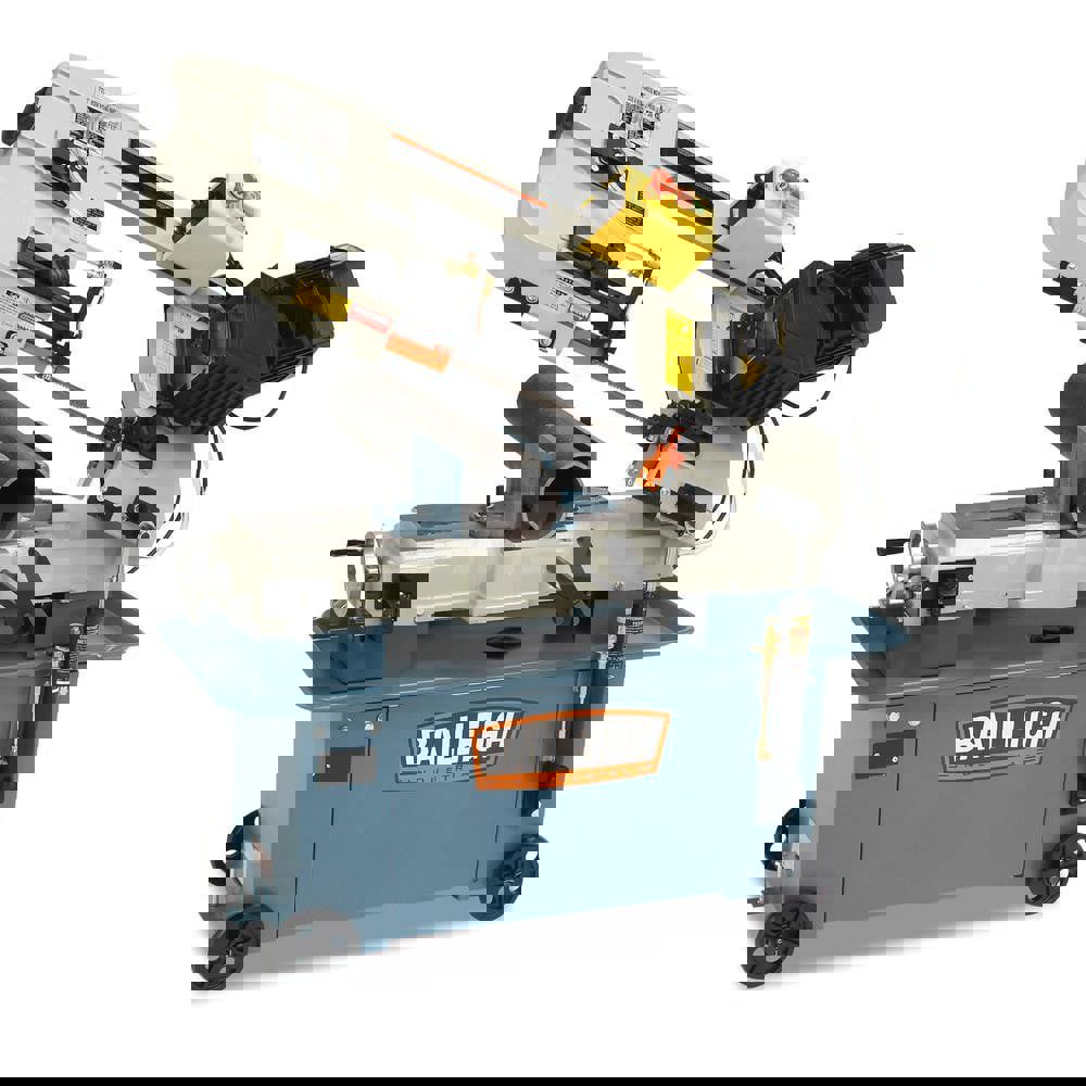 Combination Horizontal & Vertical Bandsaws; Machine Style: Manual; Drive Type: Geared Head; Angle of Rotation: 45; Maximum Capacity (Rounds) at 90 Degrees (Decimal Inch): 7.0000; Phase: 1; Coolant System: Yes; Maximum Capacity (Rounds) at 450 (Inch): 4.33