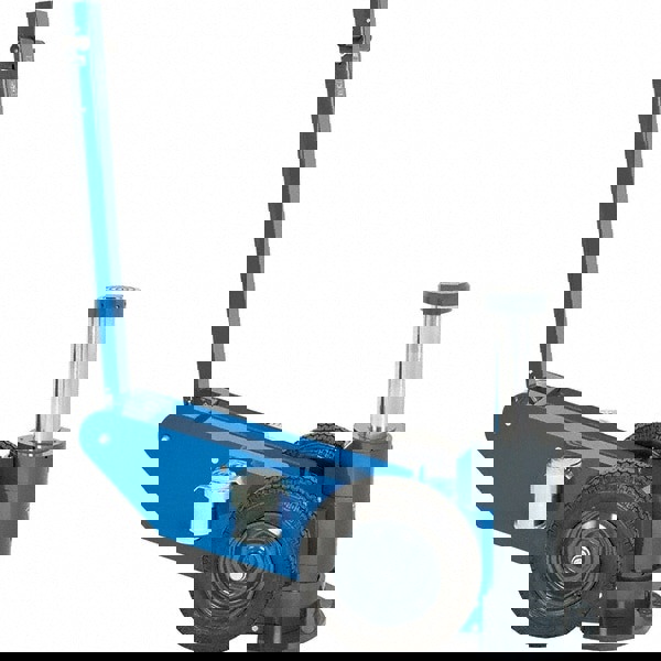 Service & Floor Jacks; Product Type: Hydraulic Jack ; Load Capacity (Tons): 100 ; Minimum Height (Inch): 27-9/16 ; Maximum Height (Inch): 43-5/16 ; Overall Height (Inch): 51-3/16 ; Chassis Length (Inch): 66