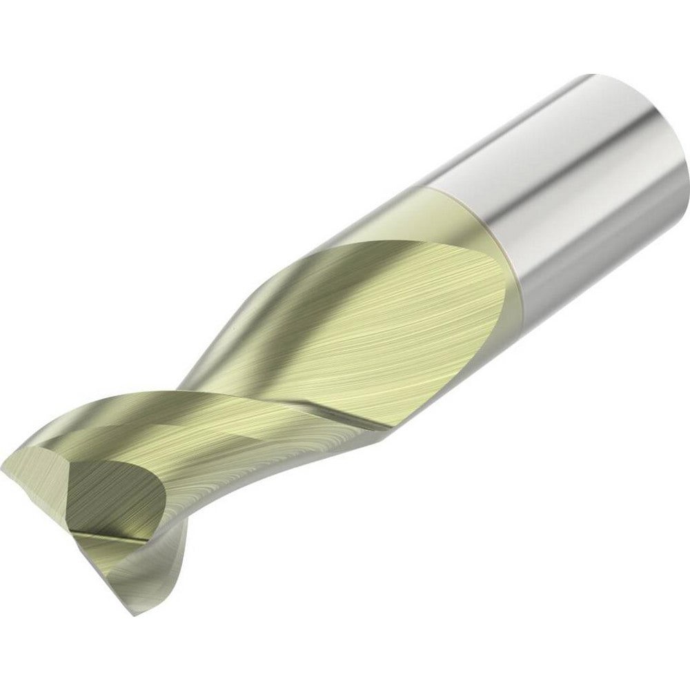 Square End Mill: 3/4'' Dia, 1'' LOC, 3/4'' Shank Dia, 3'' OAL, 2 Flutes, Solid Carbide
