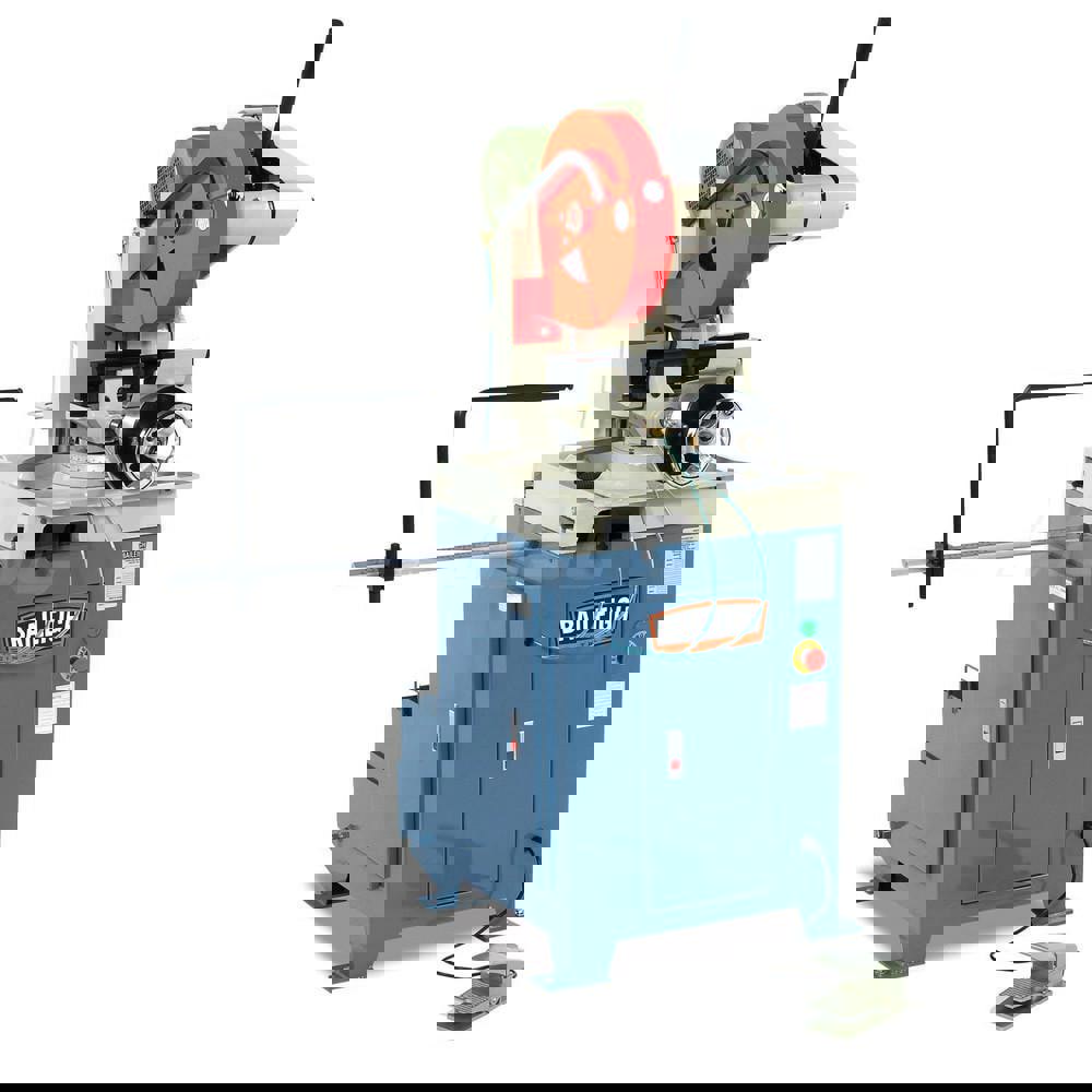 Cold Saws; Machine Style: Semi-Automatic; Blade Diameter (Inch): 14; Material Compatibility: Non-Ferrous; Number of Cutting Speeds: 1; Blade Speeds (RPM): 3200; Minimum Speed (RPM): 0.00; Maximum Speed (RPM): 3200.00; Phase: 3; Mitering: Yes