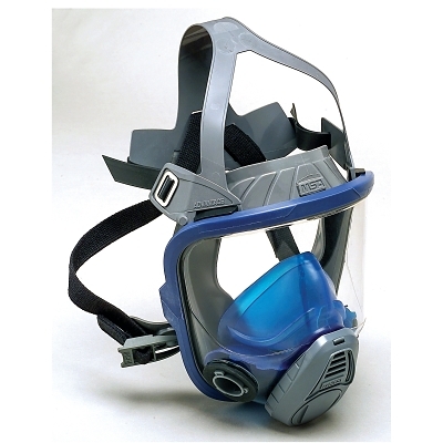 Full Face Respirator: Silicone, Bayonet, Large