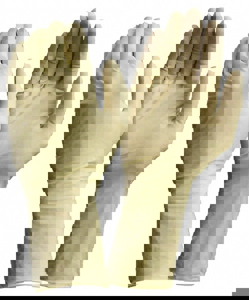 Disposable Gloves: X-Large, 5 mil Thick, Latex, Cleanroom Grade