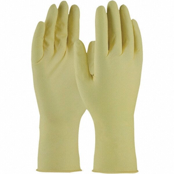 Disposable Gloves: Small, 7 mil Thick, Latex, Cleanroom Grade