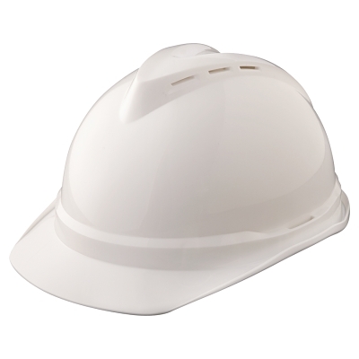 Hard Hat: Impact Resistant, Vented, Type 1, Class C, 4-Point Suspension