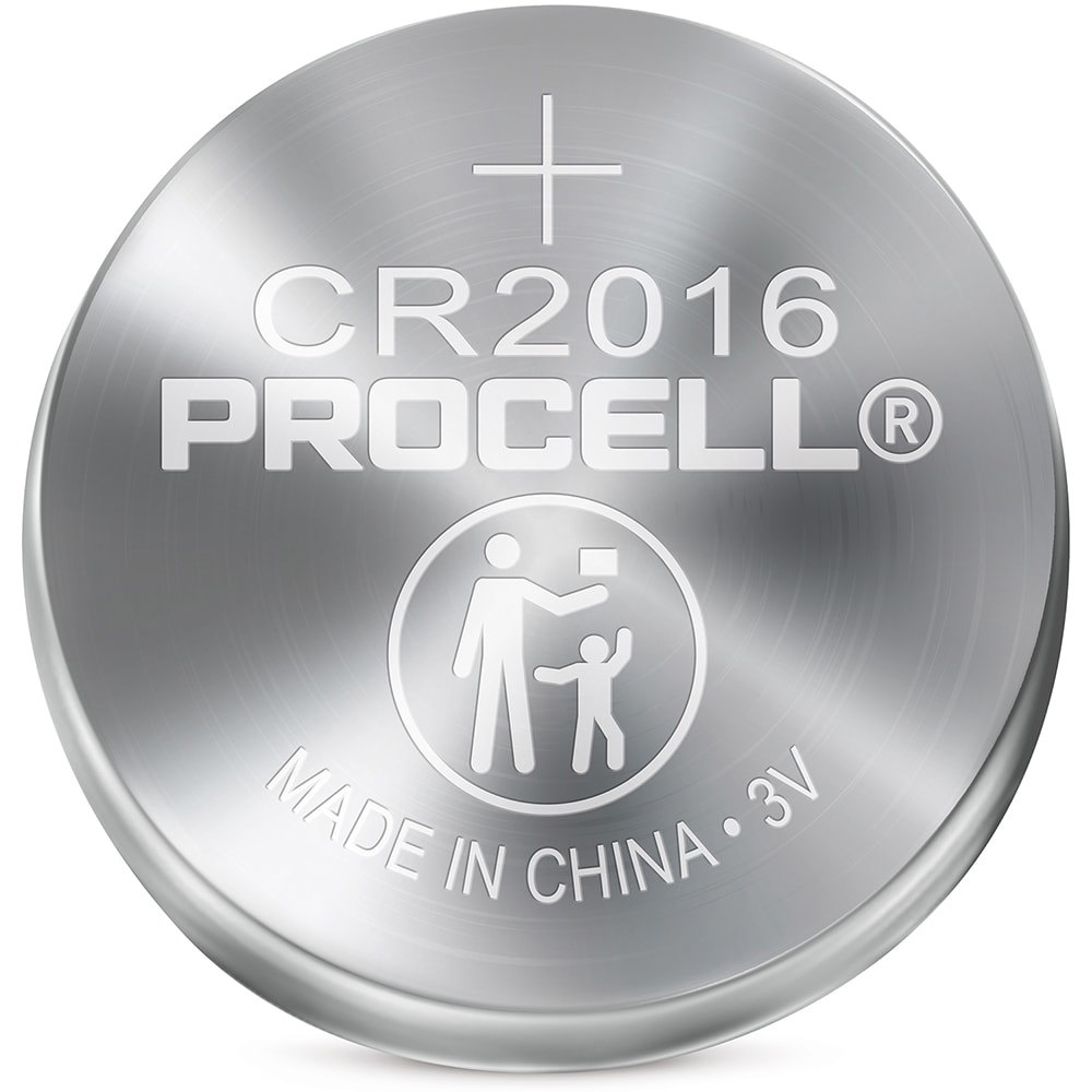 Batteries; Rechargeable: Disposable ; Type: Coin Cell ; Battery Size: 2016 ; Battery Chemistry: Lithium-ion ; Voltage: 3.00 ; Terminal Style: Flat
